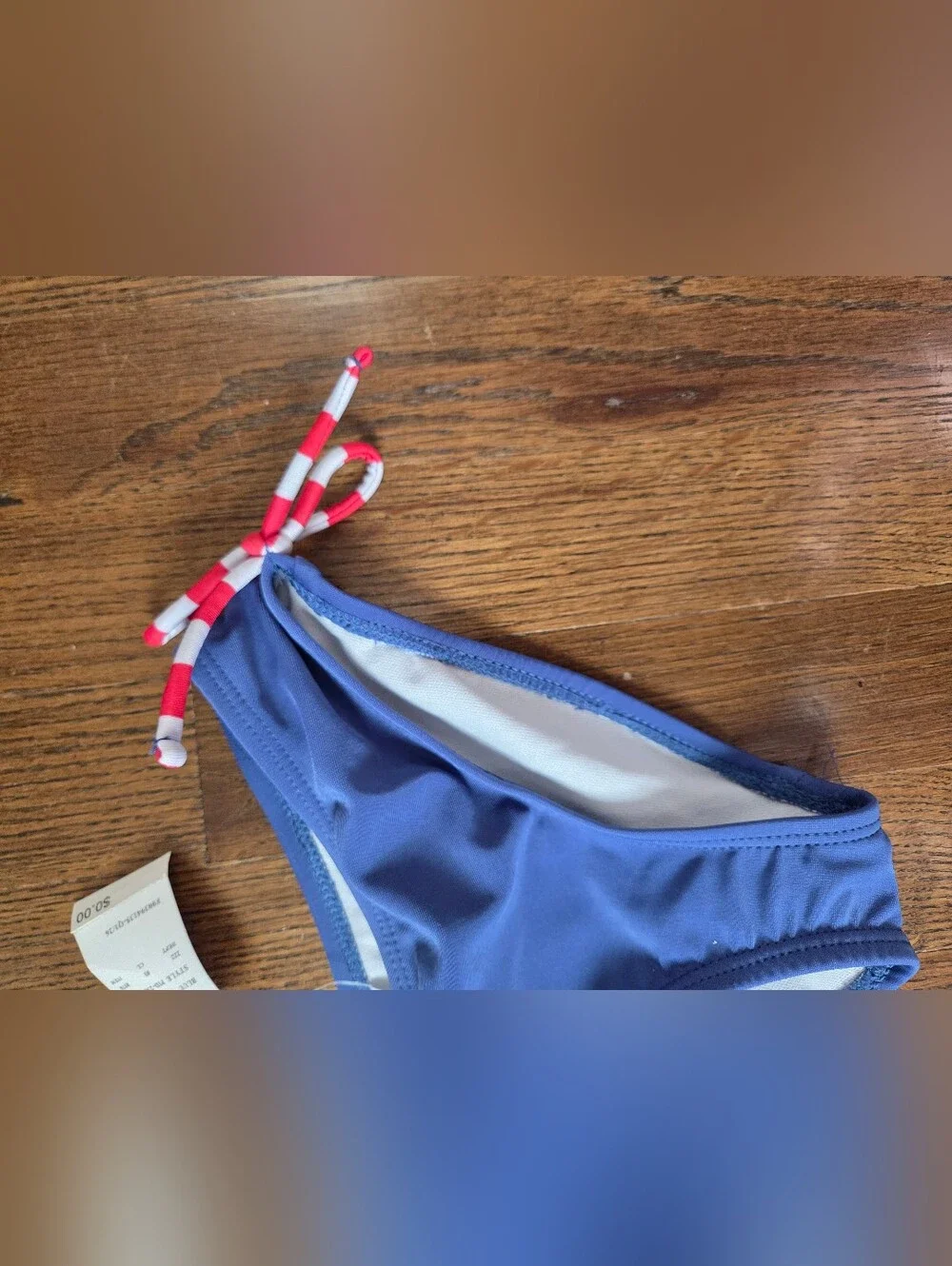 New Cat & Jack Girls XS 4/5 Blue Swim Bottoms